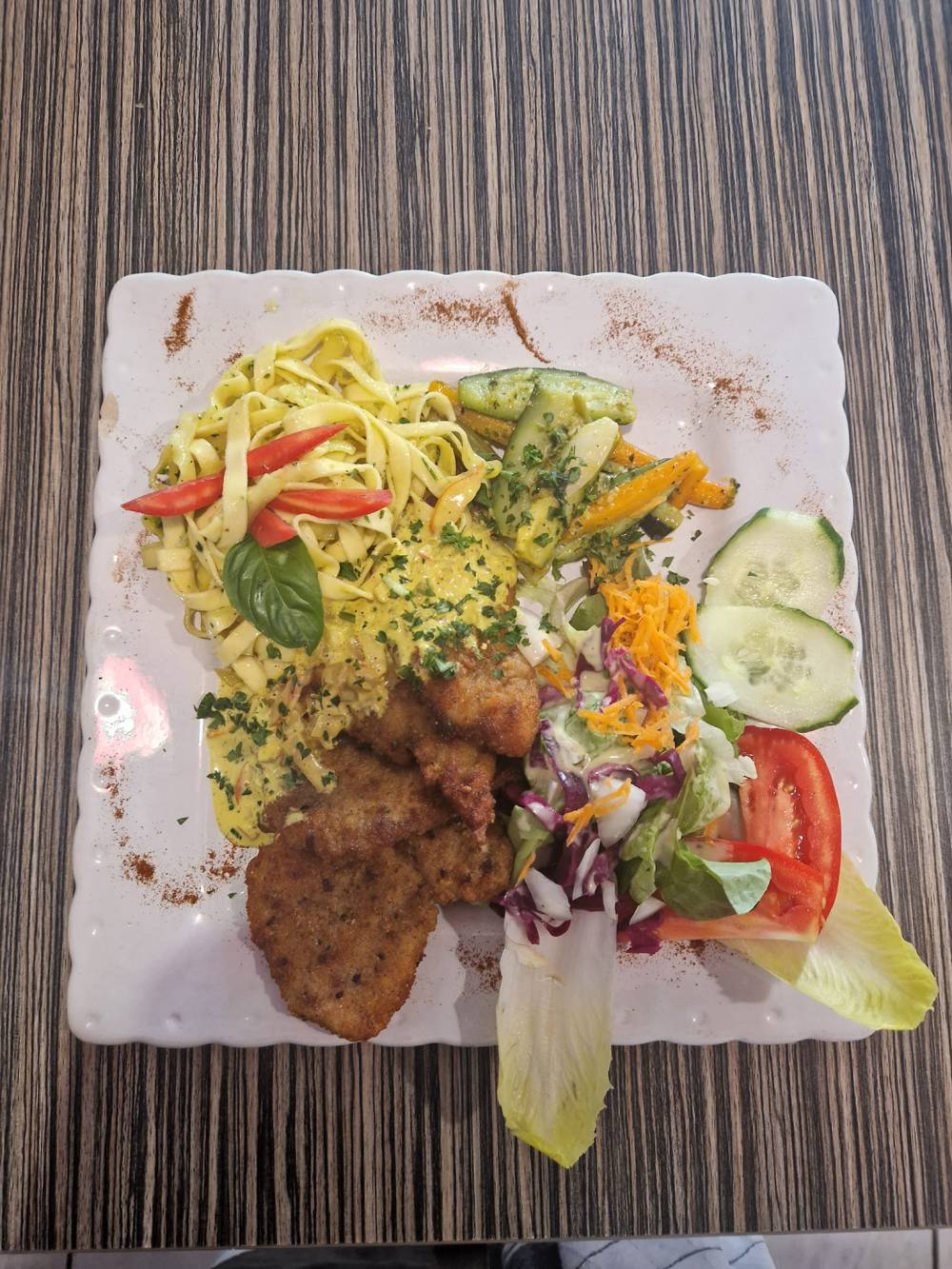 plat de la pizzeria